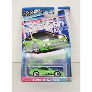 Hot Wheels 1:64 90's Street Scene - Nissan 300ZX Twin Turbo green